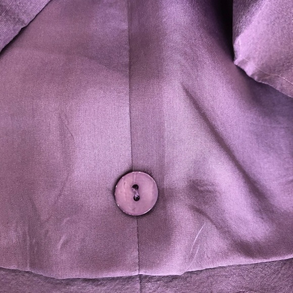 Eileen Fisher Lavender Purple 2 Piece 100% Silk Skirt Set - Picture 7 of 15